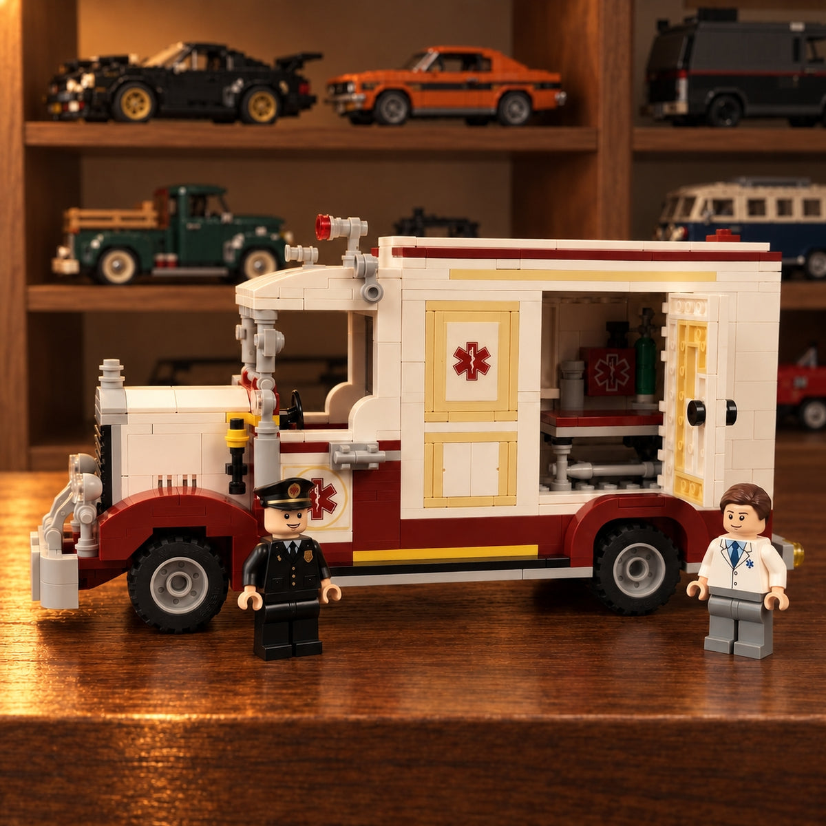 American Vintage Ambulance Building Set