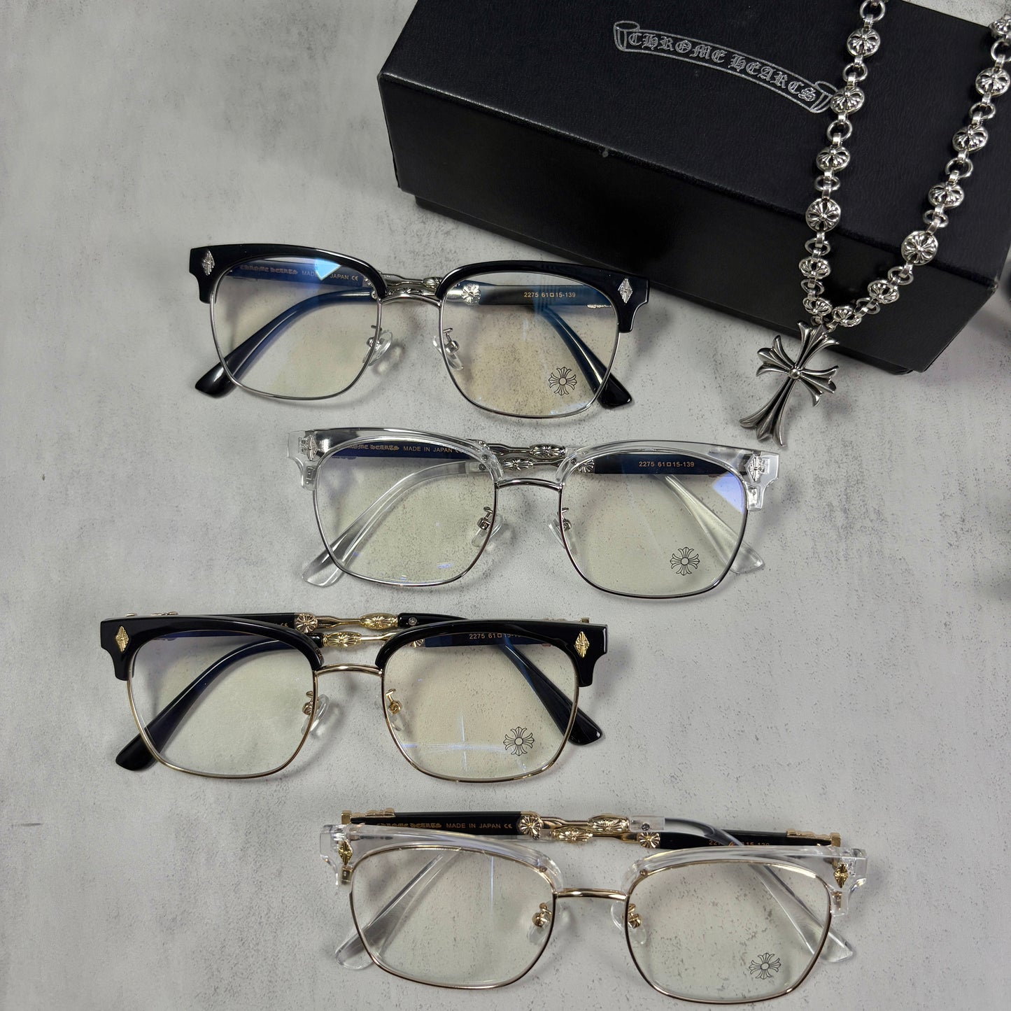 Baroque-Inspired Luxury Eyewear 2275 – Full Colors