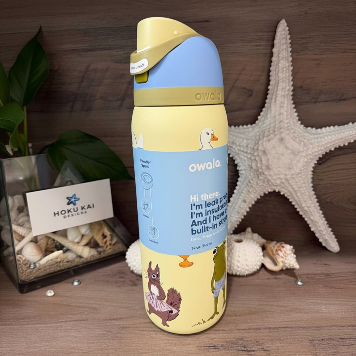 Owl x UO Tumbler Exclusive Party Animals Free Sip 32 oz Water Bottle - Limited Edition
