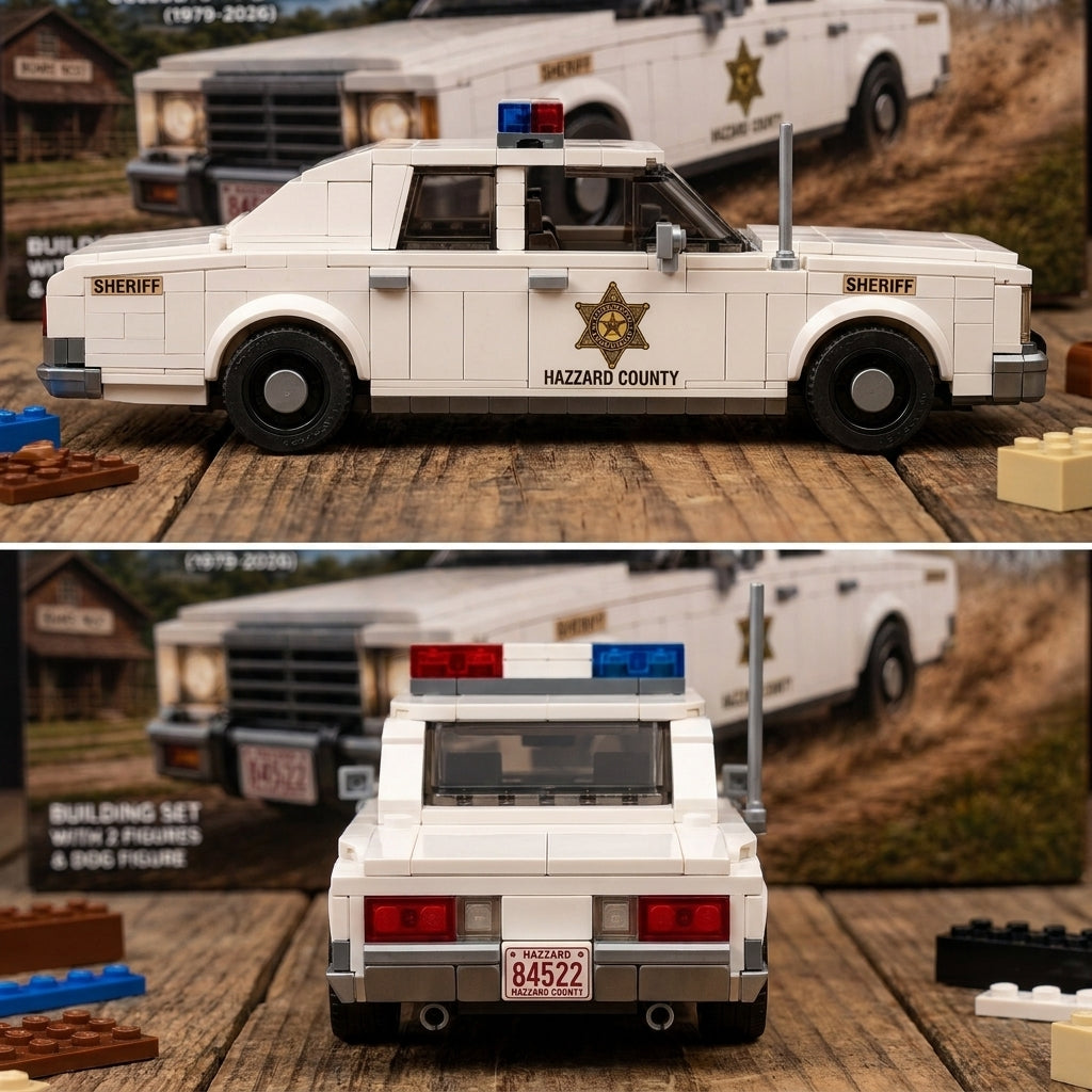 The Dukes of Hazzard β Sheriff Rosco's Police Car Building Set