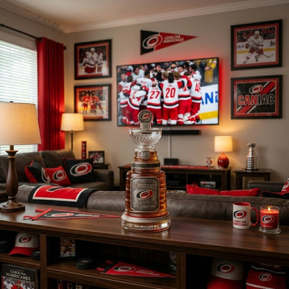Carolina Hurricanes 2026 Champions Stanley Cup Final Shaped Decanter