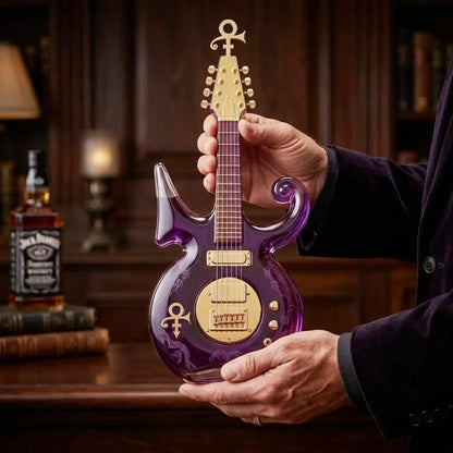 Purple Music Legend Guitar-Shaped Commemorative Bottle - view 2