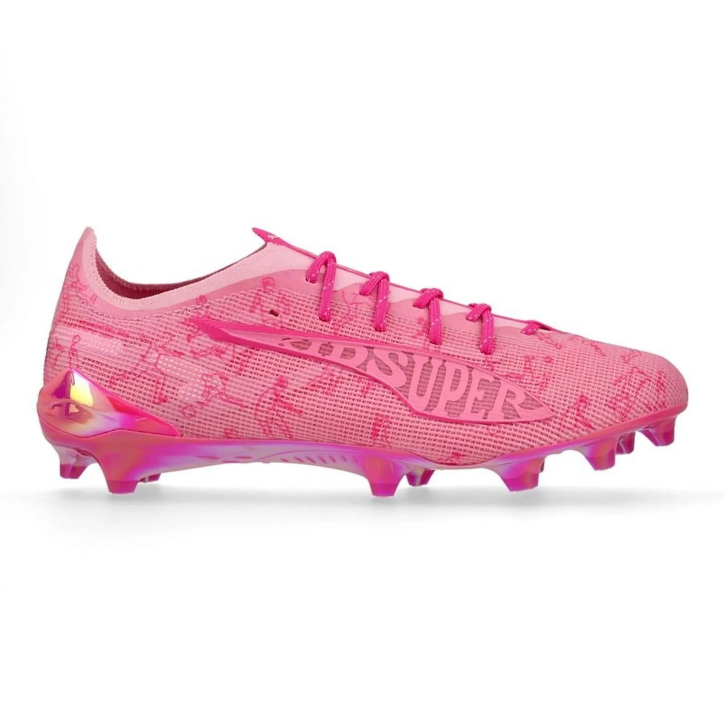 PM Ultra 5 Ultimate FG Club World Cup X Kidsuper - Pink Lilac/Fast Pink/Ravish LIMITED EDITION