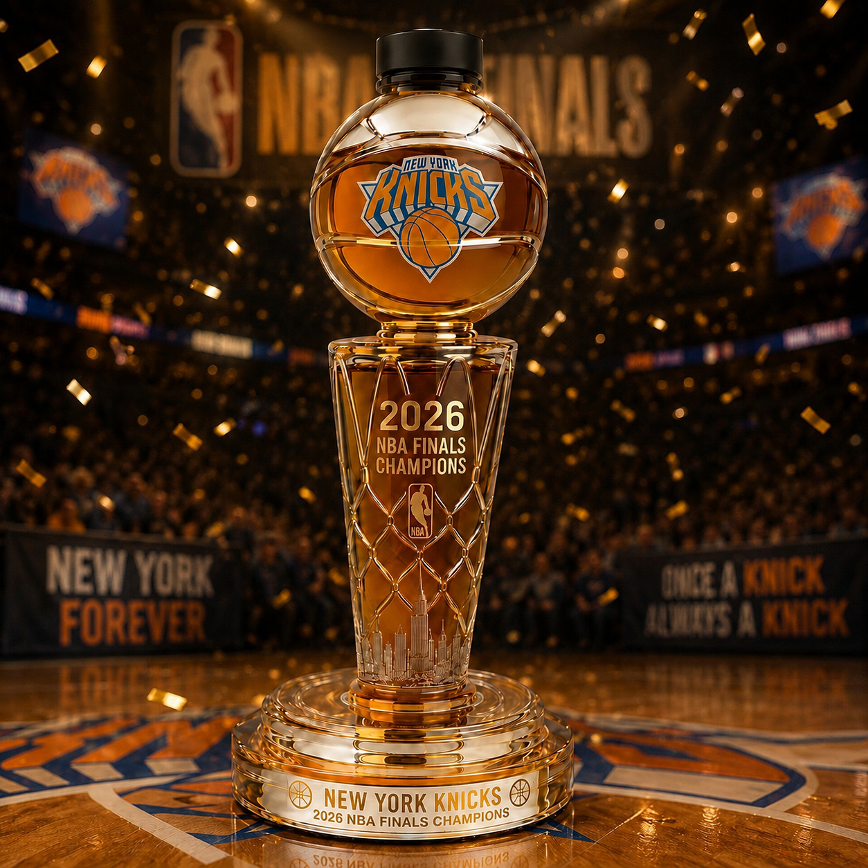 NY Knicks 2026 Finals Champions Decanter