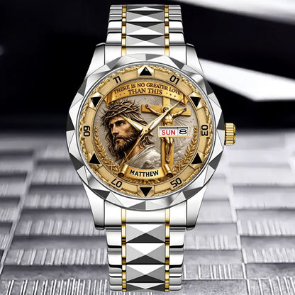 Personalized Jesus Christ Hand Watch