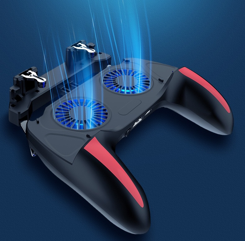 GripX PRO — Mobile Gaming Grip with Dual Cooling Fan & Precision Triggers