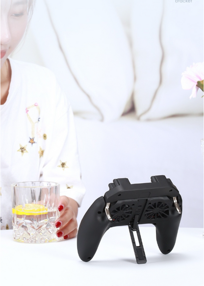 GripX PRO — Mobile Gaming Grip with Dual Cooling Fan & Precision Triggers