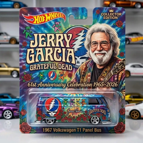 Hot Wheels Jerry Garcia Grateful Dead Volkswagen Bus