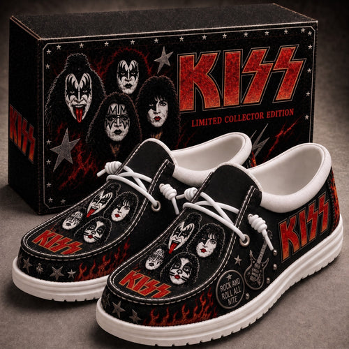 KISS Band Canvas Loafers
