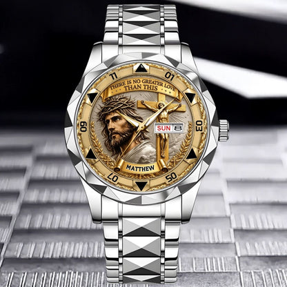 Personalized Jesus Christ Hand Watch