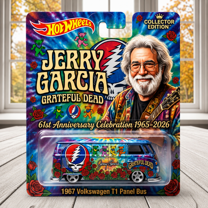 Hot Wheels Jerry Garcia Grateful Dead Volkswagen Bus