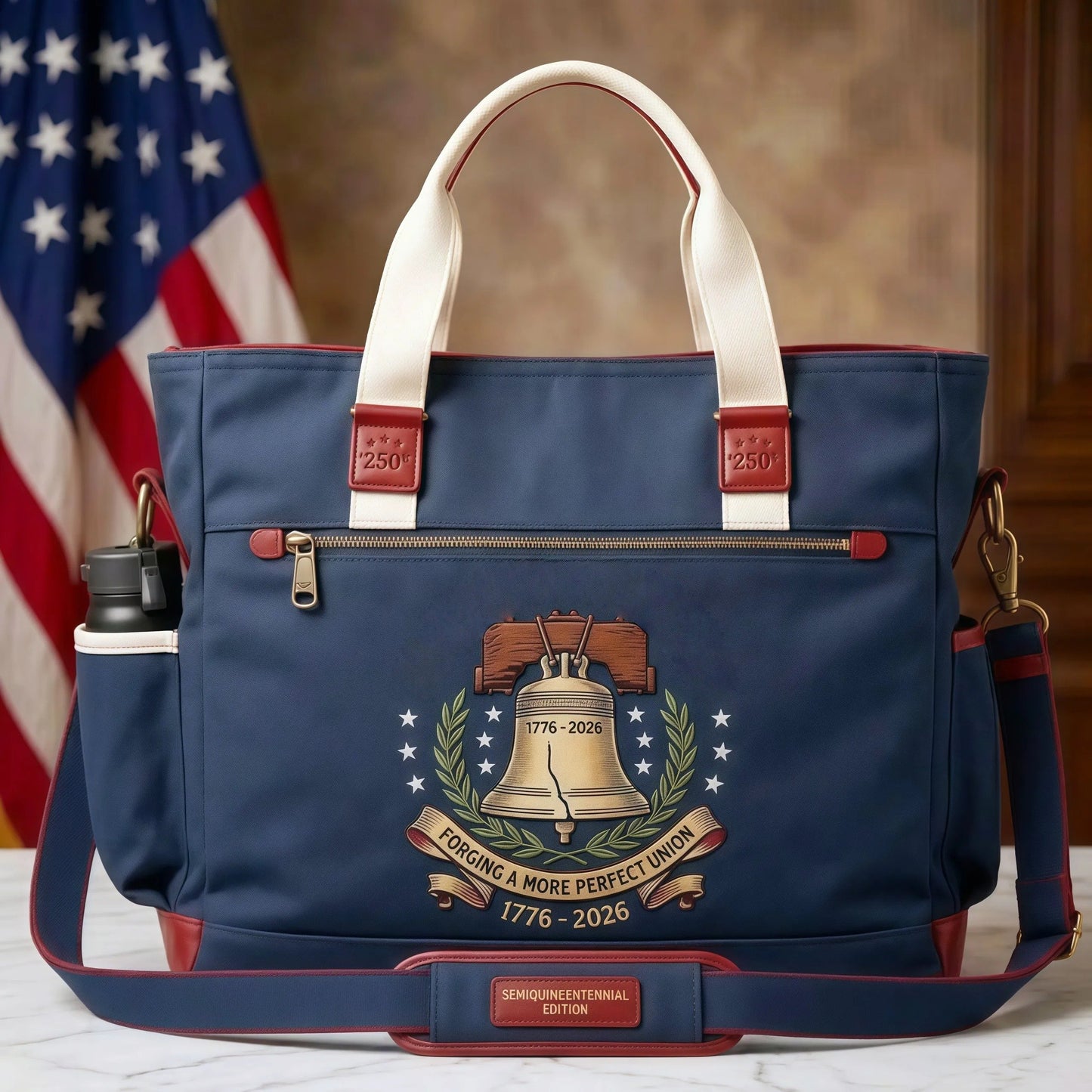USA 250th Anniversary Heavy-Duty Multifunctional Outdoor Tote Bag - view 6