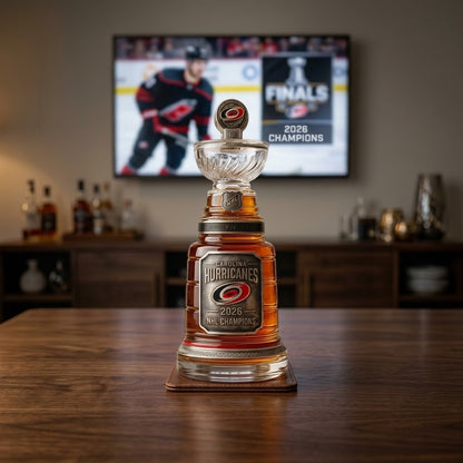 Carolina Hurricanes 2026 Champions Stanley Cup Final Shaped Decanter