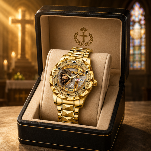 Personalized Jesus Christ Hand Watch