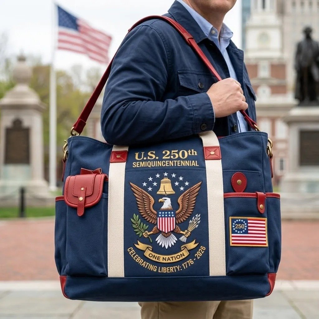 USA 250th Anniversary Heavy-Duty Multifunctional Outdoor Tote Bag - view 3