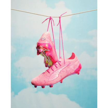 PM Ultra 5 Ultimate FG Club World Cup X Kidsuper - Pink Lilac/Fast Pink/Ravish LIMITED EDITION