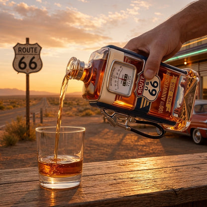 Route 66 100th Anniversary — Gas Pump Whiskey Decanter