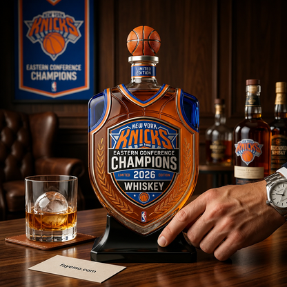 NY Knicks Champions Decanter