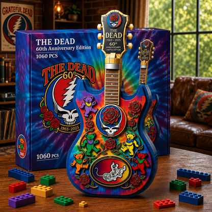 Grateful Dead 60th Anniversary Guitar Building Block Set