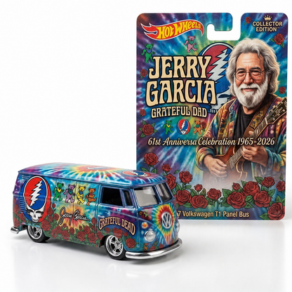 Hot Wheels Jerry Garcia Grateful Dead Volkswagen Bus