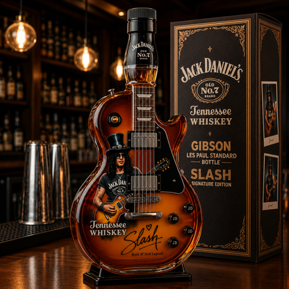 SLH × JD's Old No. 7 Guitar Limited Edition Rock Decanter Collectible Gift