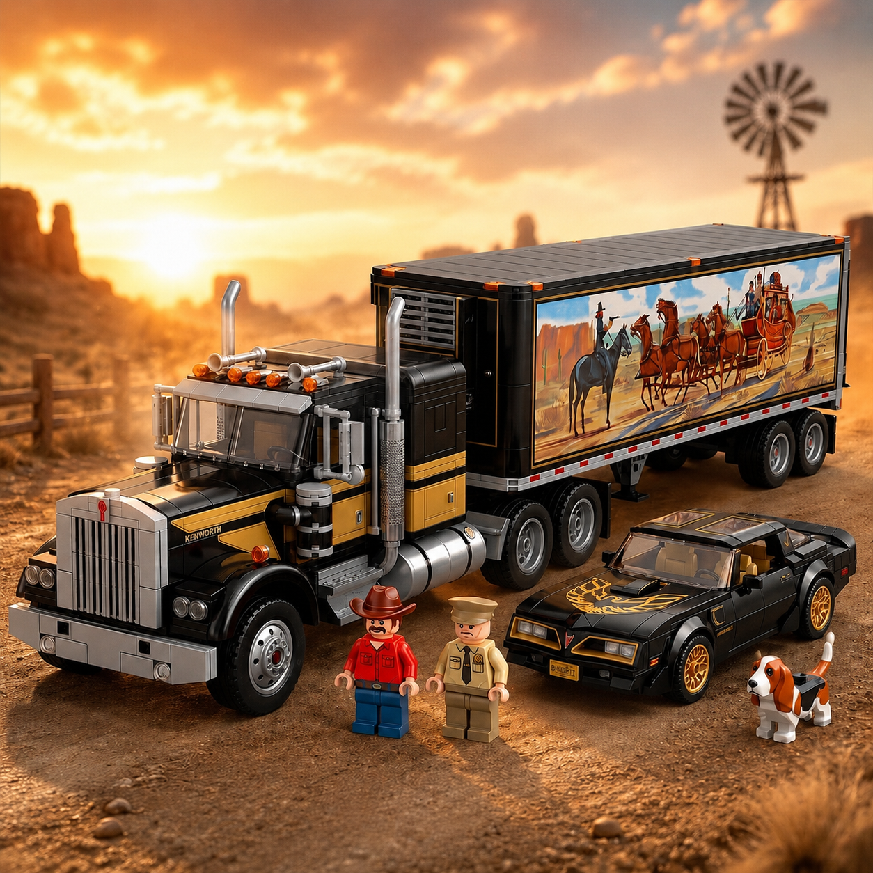 Smokey and the Bandit 49th Anniversary Collector Building Set
