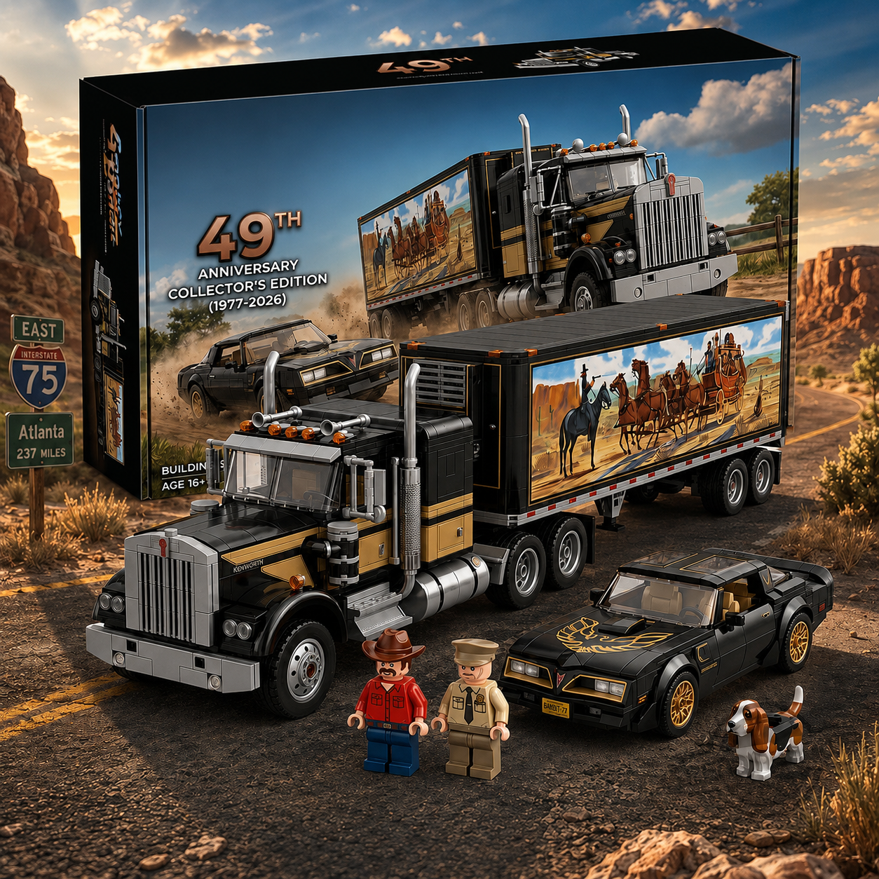 Smokey and the Bandit 49th Anniversary Collector Building Set
