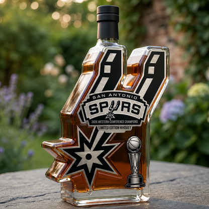 Spurs Basketball Legacy Collection Decanter - 2026 Western Conference Champions