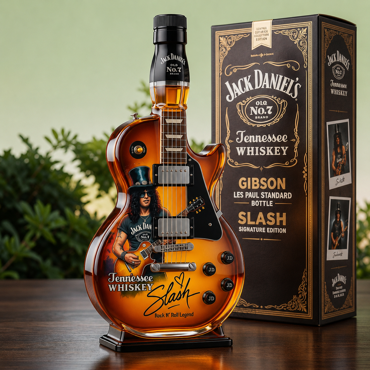 SLH × JD's Old No. 7 Guitar Limited Edition Rock Decanter Collectible Gift