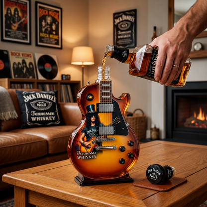 Slash × JD's Old No. 7 Guitar Limited Edition Rock Decanter Collectible Gift