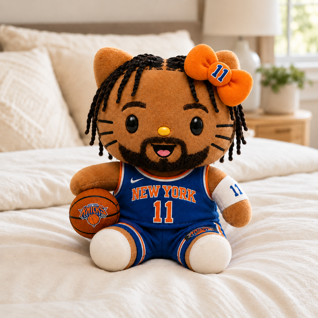 Jalen Brunson #11 New York Knicks Hello Plush Toy