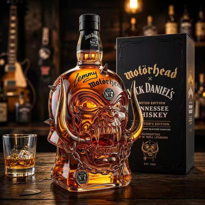 Motorhead x JD Old No.7 Limited Edition Rock Decanter Collectible Gift