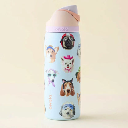 Owl x UO Tumbler Dog Collage Free Sip 32 oz Water Bottle - Limited Edition