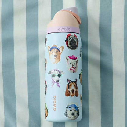 Owl x UO Tumbler Dog Collage Free Sip 32 oz Water Bottle - Limited Edition