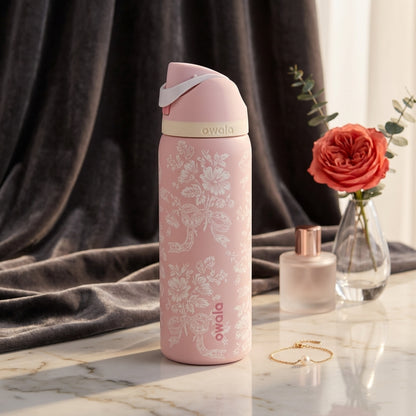 Owl x UO Tumbler Exclusive Ribbon Toile Free Sip 32 oz Water Bottle - Limited Edition