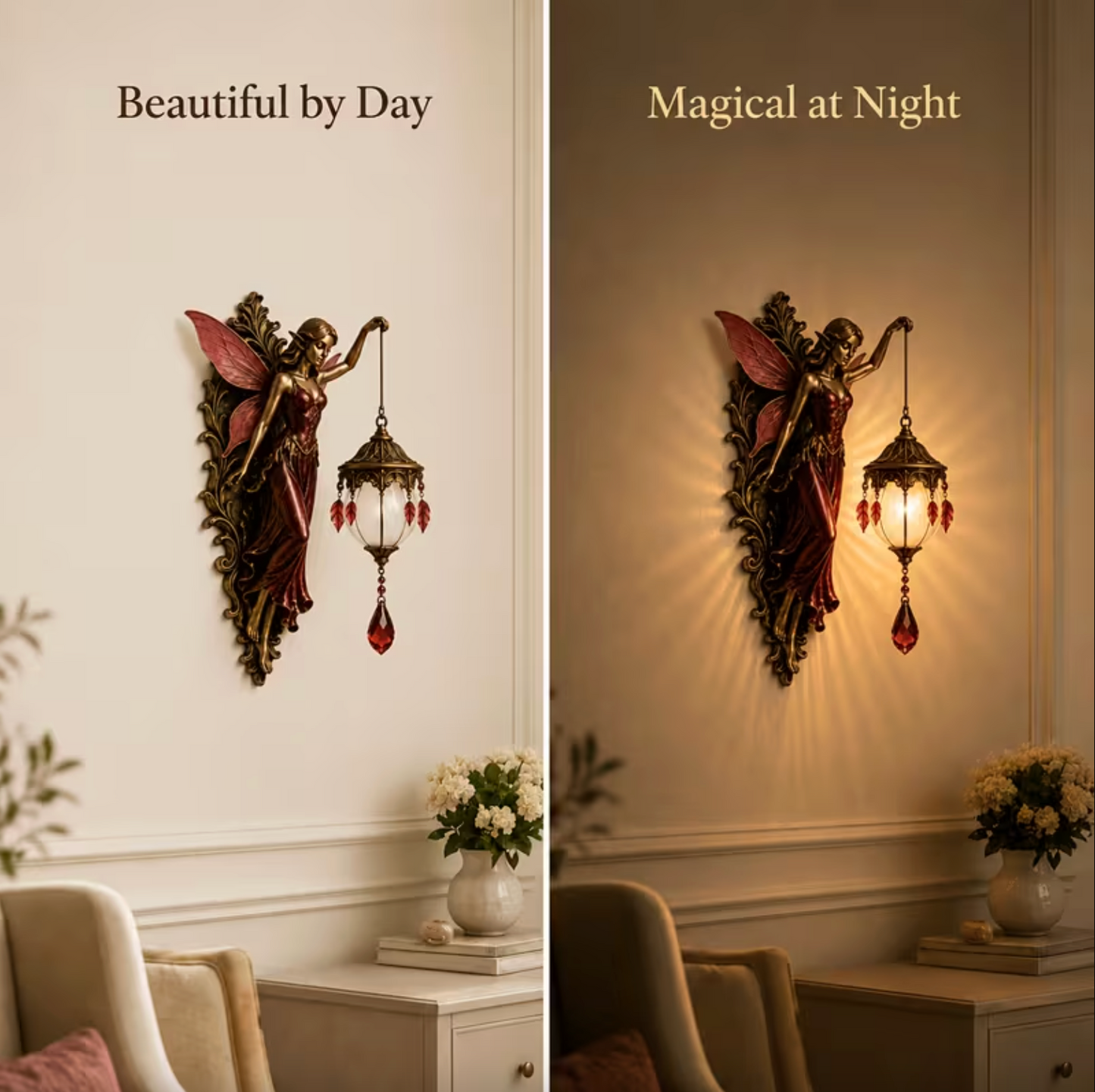 Aetheria - Enchanted Fairy Glow Wall Lamp - view 16