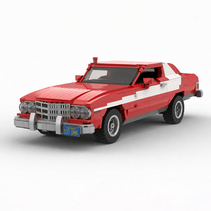 Starsky & Hutch Ford - The Striped Tomato Building Set