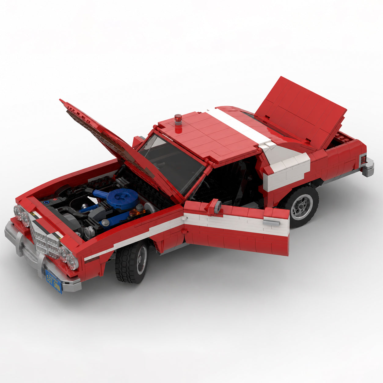 Starsky & Hutch Ford - The Striped Tomato Building Set