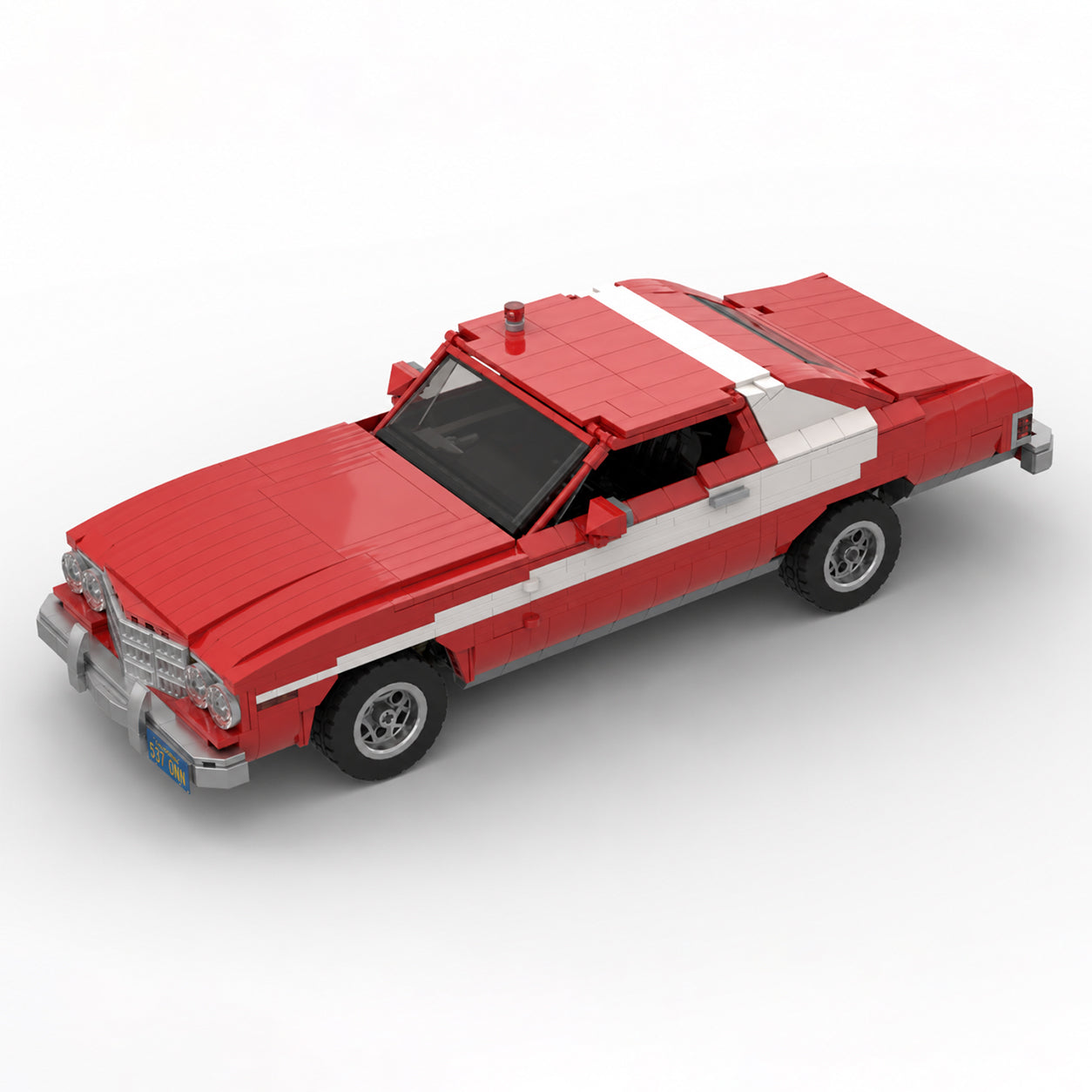 Starsky & Hutch Ford - The Striped Tomato Building Set