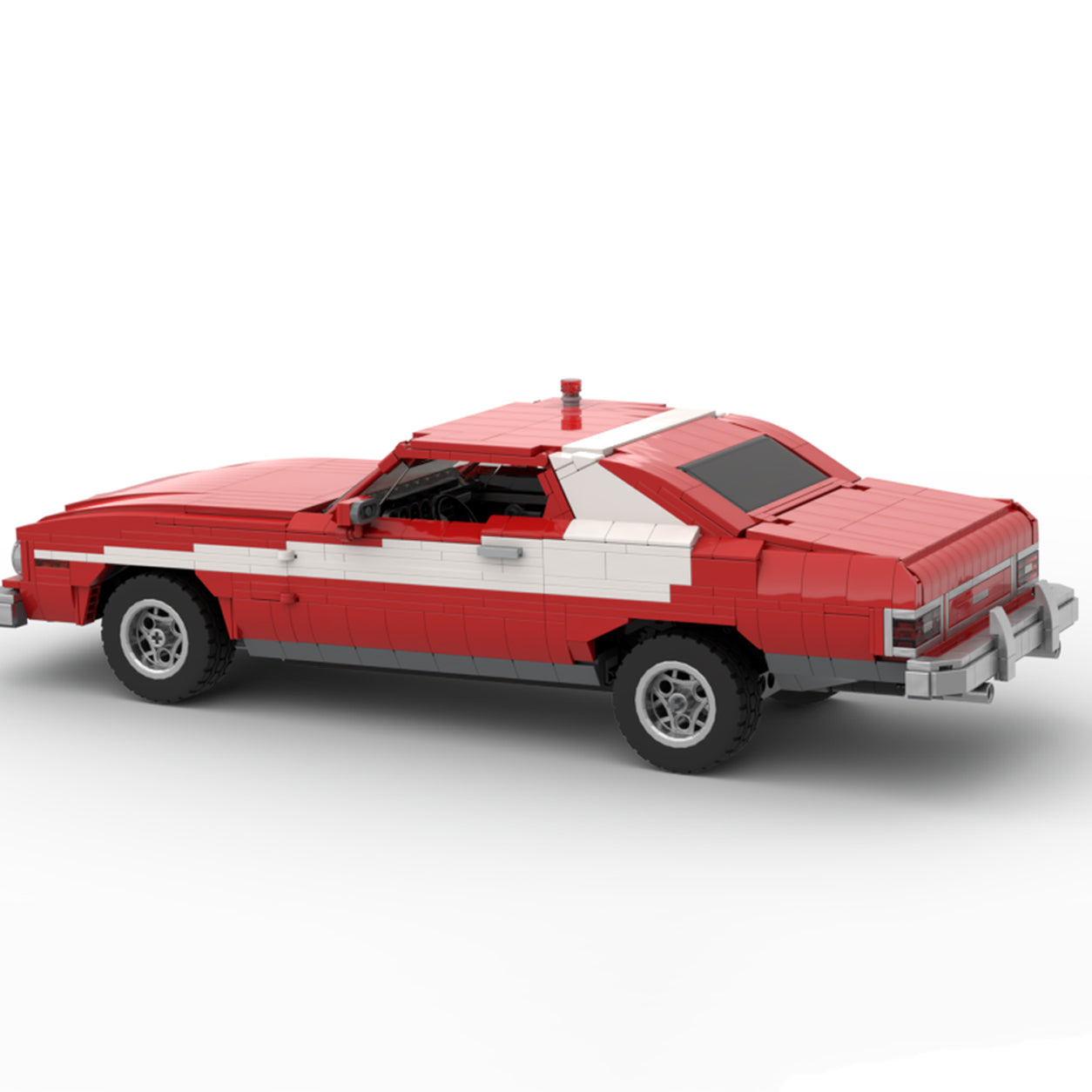 Starsky & Hutch Ford - The Striped Tomato Building Set