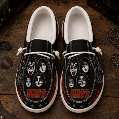 KISS Band Canvas Loafers
