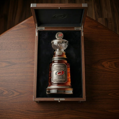 Carolina Hurricanes 2026 Champions Stanley Cup Final Shaped Decanter