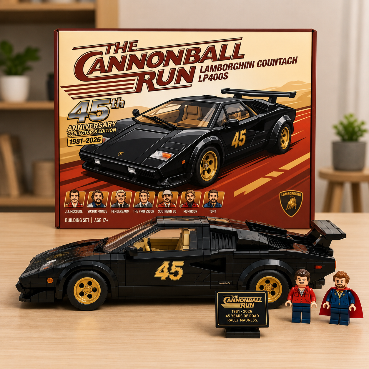 The Cannonball Run 45th Anniversary 1981 - 2026 Building Set