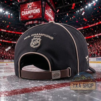 Carolina Hurricanes 2026 Stanley Cup Champions Baseball Cap - view 2