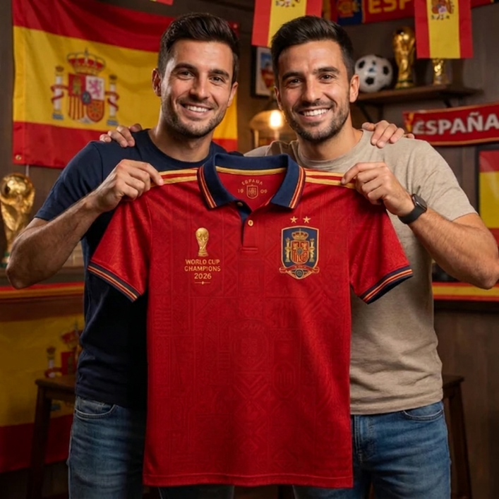 Spain World Cup 2026 Champions Polo Shirt