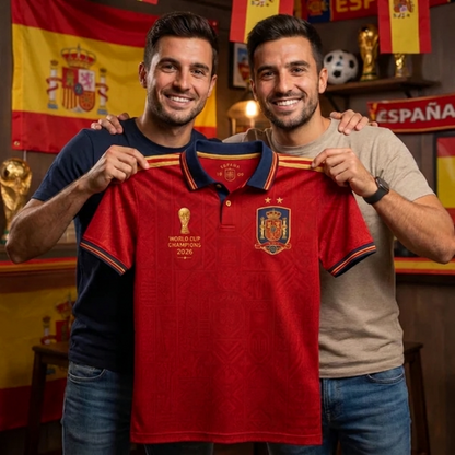 Spain World Cup 2026 Champions Polo Shirt