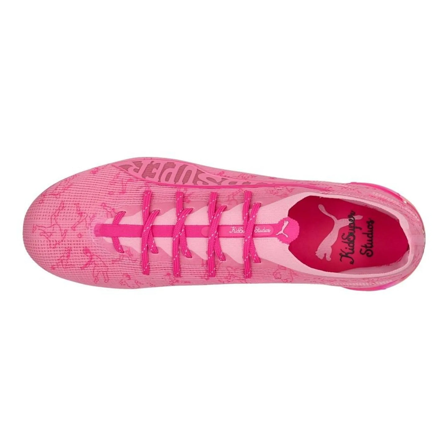 PM Ultra 5 Ultimate FG Club World Cup X Kidsuper - Pink Lilac/Fast Pink/Ravish LIMITED EDITION