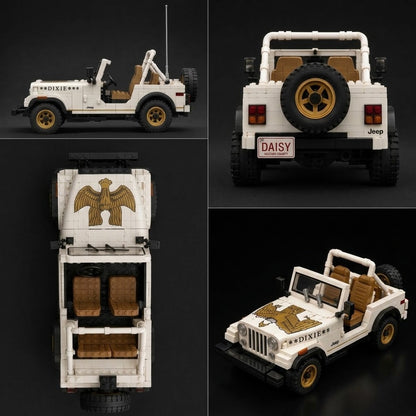 The Dukes of Hazzard - Daisy's Jeep CJ-7 Building Set