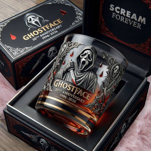 Ghostface 30th Anniversary Collector Whiskey Glass