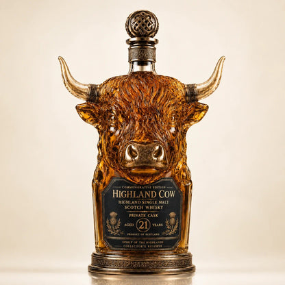 Highland Cow Whiskey Decanter – Collector's Edition